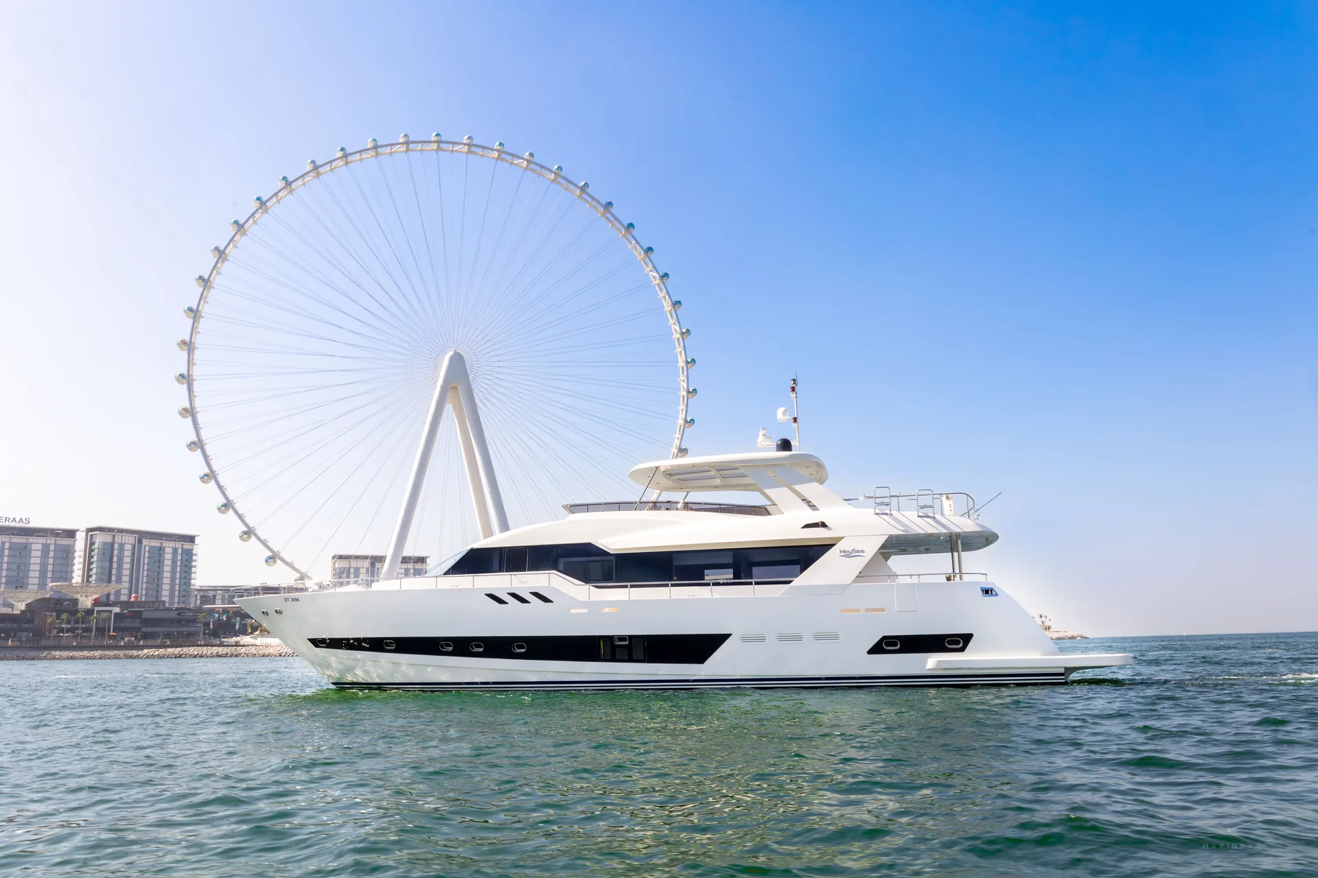Marinova Caliente 96 yacht near Ain Dubai